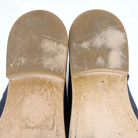 Tamaris Cigarra Blue Suede Leather Ankle Boots Size 39 Minimalist Casual Classic - Picture 14 of 15